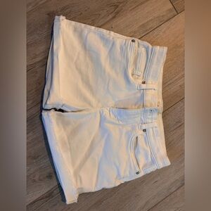 Crewcuts Girls White Jean Shorts